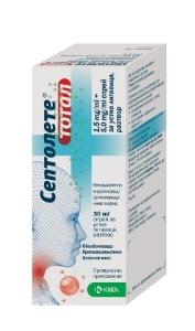 Септолете тотал 1,5 mg/ml + 5.0 mg/ml спрей  Septolete total  oromucosal spray