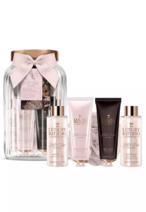 Подаръчен комплект Кадифена Роза и Божур  5 части   Grace Cole  Gift set Velvet Rose and Peony  Ultimate Bathing Set