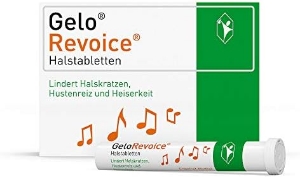 ГЕЛОРИВОЙС БЪЗ БЕЗ МЕНТОЛ Х 20  GeloRevoice Elderflower Menthol Free Throat Tablets