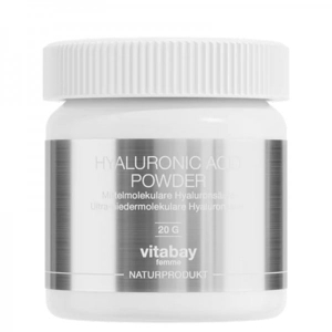 Хиалуронова киселина на прах  20 g   Vitabay  Hyaluronic Acid Powder 