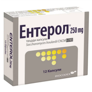 ЕНТЕРОЛ капс. 250 мг x 12  ЕNTEROL