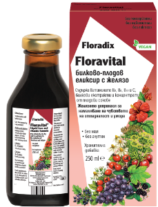 ФЛОРАДИКС  Билково-плодов еликсир с желязо 250 ml   Floradix Floravital