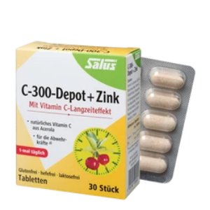 Витамин С 300  от ацерола + цинк 30   депо табл.   C-300-depot with zinc