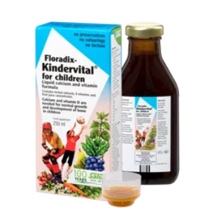 ФЛОРАДИКС  Билков  еликсир  мултивитамин за деца 250 ml   Floradix  Kindervital® for children Liquid calcium and vitamin formula