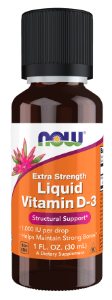 Витамин Д3 1000 IU 30 ml   NOW Foods Vitamin D3 Liquid