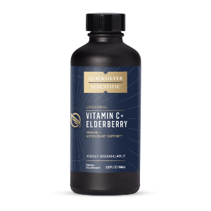 Липозомен витамин С и черен бъз 100 ml Quicksilver Scientific Liposomal Vitamin C + Elderberry