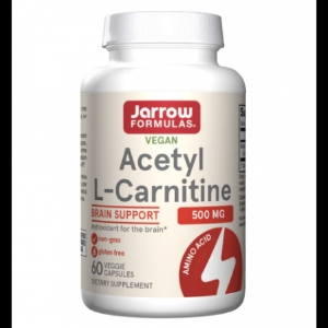 АЦЕТИЛ L-КАРНИТИН 500mg  60 вег.капс.  Jarrow Formulas  Acetyl L-Carnitine