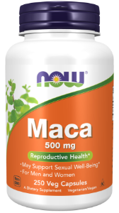 МАКА  500 mg  100 вег.капс.  NOW Foods  MACA
