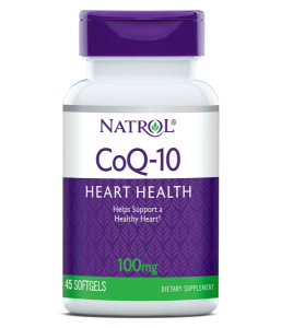 Коензим Q-10 100mg 30 софтгел  капс. Natrol CoQ-10   Heart Health