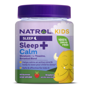 Формула за спокоен сън за деца  50 желирани бонбони  Natrol   Kids Sleep+™ Calm