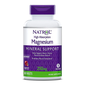 Natrol  Магнезий с Високо усвояване малат 60 табл.  Magnesium  High Absorption