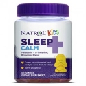 Формула за спокоен и ревитализиращ сън 60 желирани бонбони  Natrol Kids Sleep+ Calm