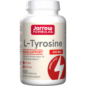 Л-Тирозин 500 mg  100  каплети  Jarrow Formulas  L-Tyrosine