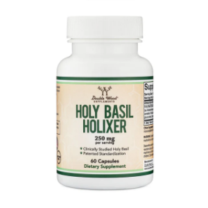 Свещен босилек  екстракт  50 mg  60 капс.  Double Wood Supplements  Holixer Holy Basil Extract