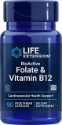 Фолат+ Витамин В12  90  вег. капс.  Life Extension  BioActive Folate & Vitamin B12