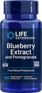 Екстракт от Синя боровинка и Нар  60 капс.  Life Extension  Blueberry Extract with Pomegranate