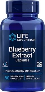 Екстракт от  Синя боровинка (диворастяща) 500 mg  60 капс.  Life Extension  Blueberry Extract