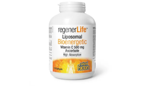 Липозомен Витамин С 500 mg  120 софтгел капс.  Natural Factors  RegenerLife Bioenergetic Vitamin C