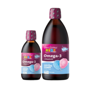 Омега-3 1500 mg + Витамин D3 400 IU за деца  250 ml  Natural Factors Sea-Licious® Kids Omega-3 + Vitamin D3