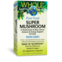 Шест медицински гъби плюс бетаглюкан 30 вег. капс. Natural Factors Super Mushroom Whole earth & sea