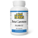 БЕТА КАРОТИН 30 000 IU  90  капс. Natural Factors Beta Carotene