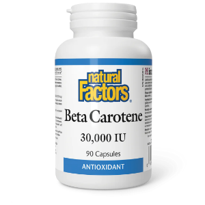 БЕТА КАРОТИН 30 000 IU  90  капс. Natural Factors Beta Carotene