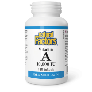 Витамин A 10000 IU 90 софтгел  капс.  Natural Factors  Vitamin A