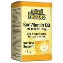 Витамин D3 1000 IU течен 15 ml  500 дози Natural Factors Vitamin D3 1000 IU