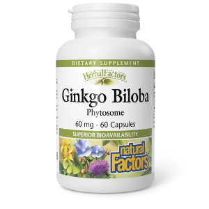 Гинко Билоба  Фитозоми 60 mg 60 капс. Natural Factors Ginkgo Biloba Phytosome