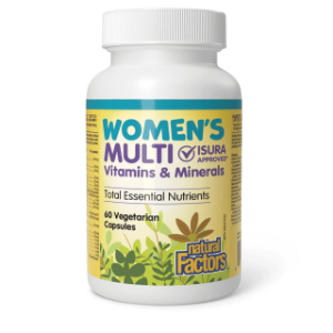 Мултивитамини и Минерали за Жени  60 вег.капс.  Natural Factors  Women’s Multi Vitamins & Minerals