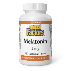 МЕЛАТОНИН 1 mg 180 табл. Natural Factors Melatonin  Peppermint