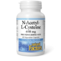 N-АЦЕТИЛ L-ЦИСТЕИН 600 mg 60 вег.капс. Natural Factors N-Acetyl-L-Cysteine Amino Acid