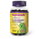 Черен бъз витамини C D3 и цинк за силен имунитет  60 желирани табл.  Natural Factors  Elderberry Gummies with Vitamins C & D plus Zinc  