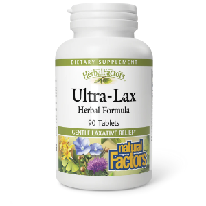 Билков лаксатив  90  табл.  Natural Factors  Ultra-Lax Herbal Laxative