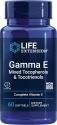 Витамин Е миксирани токофероли и токотриеноли 60 софтгел капс.   Life Extension  Gamma E Mixed Tocopherols & Tocotrienols