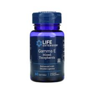 Гама Е миксирани токофероли със лигнан от сусам  60 софтгел капс. Life Extension Gamma E Mixed Tocopherols