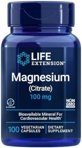 Магнезий цитрат 100 mg  100 вег.капс.  Life Extension  Magnesium (Citrate)