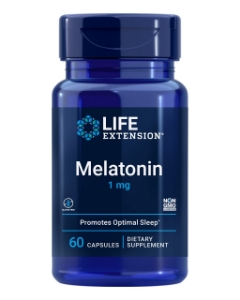 Мелатонин 1 mg  60 капс.  Life Extension  Melatonin