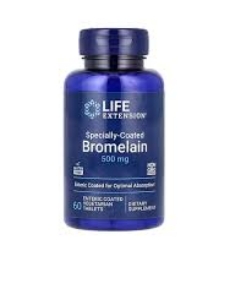 Бромелаин 500 mg 60 табл.   Life Extension  Specially-Coated Bromelain