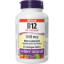 Витамин B12 метилкобаламин  5 000 mcg 60 сублингв. табл.  Webber Naturals Vitamin B12 Methylcobalamin
