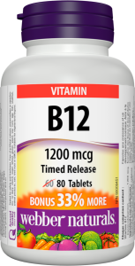 Витамин В12 1200 µg (метилкобаламин)  80 табл с удължено освобождаване Vitamin B12 Methylcobalamin 1200 mcg Timed release Tablets