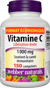 Витамин С 1000 mg 150 mg Webber Naturals Vitamin C Timed Release Tablets