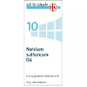 ШУСЛЕРОВИ СОЛИ N10 НАТРИУМ СУЛФУРИКУМ D6 табл. x 200  Doctor Schussler salt №10 natrium sulfuricum