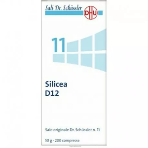 ШУСЛЕРОВИ СОЛИ N11 СИЛИЦЕА D12 табл. x 420   Doctor Schussler salt №11 silicea