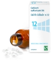 ШУСЛЕРОВИ СОЛИ N12 КАЛЦИУМ СУЛФУРИКУМ D6  табл. x 200 Doctor Schussler salt №12  calcium sulfuricum