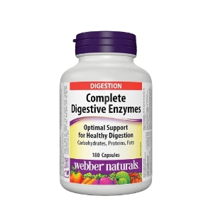 Храносмилателни ензими 150 капс.  Webber Naturals  Complete Digestive Enzymes