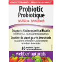 Пробиотик 50 млрд. активни пробиотици 30 вег.капс. Webber Naturals Probiotic 50 Billion  10 Probiotic Strains