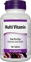 Мултивитамини + минерали  100 табл.  Webber Naturals  Multivitamin with Minerals One Per Day