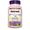 Мелатонин 1 mg  90 сублингвaлни табл.  Webber Naturals  Melatonin  Quick Dissolve Sublingual Tablets
