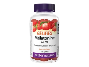 МЕЛАТОНИН 2.5 mg 100 желирани табл. Webber Naturals Melatonin Gummies